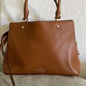 Kate Spade Tan Leather Satchel